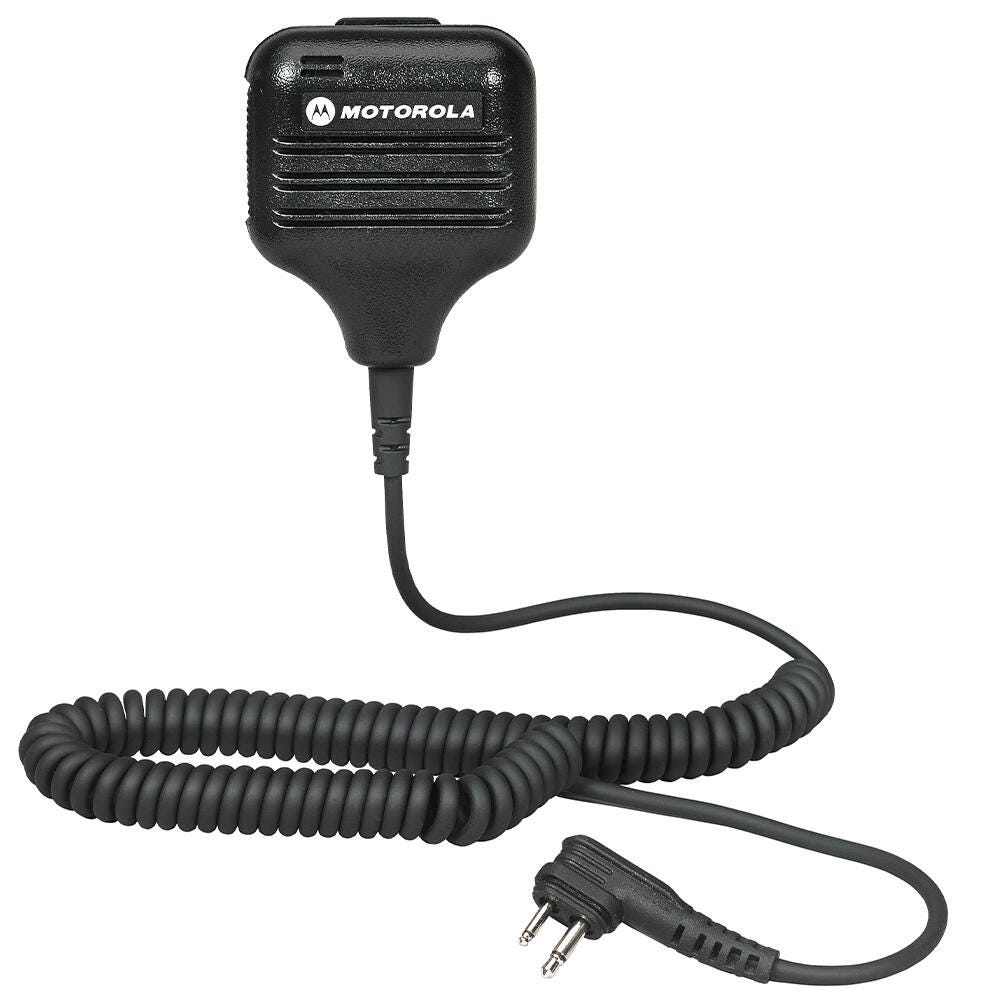 Motorola, HKLN4606 Remote Speaker, Push-to-Talk Mic, Black 2161031
